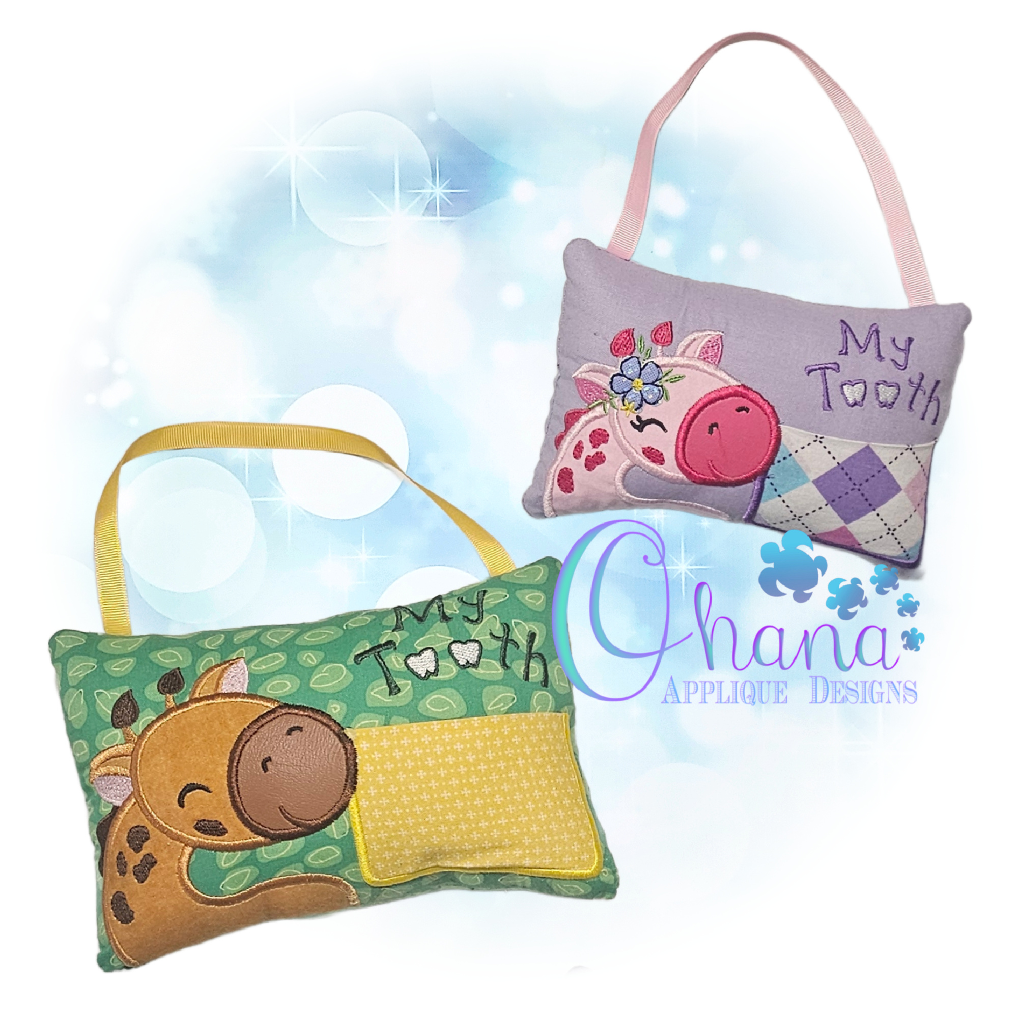 OAD 2512 Giraffe TFP 2000 AK Floral Giraffe Tooth Fairy