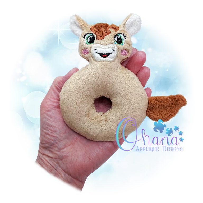 Horse Ring Rattle Embroidery