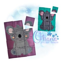 Koala Puzzle Embroidery Design
