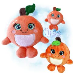 Orange Stuffie Embroidery Design