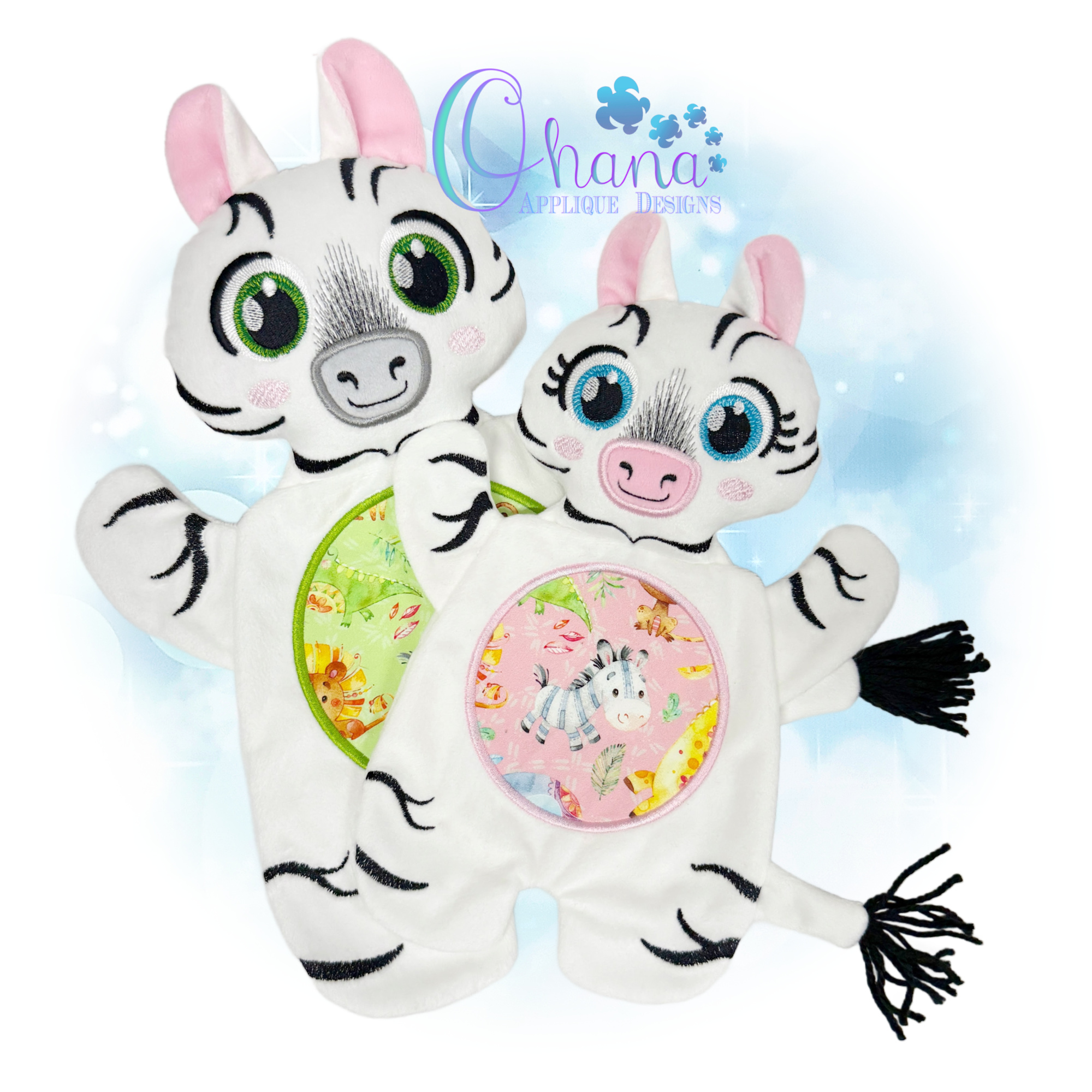 OAD 2512 Zebra FBL 2000 LA Zebra Flat Body Lovey