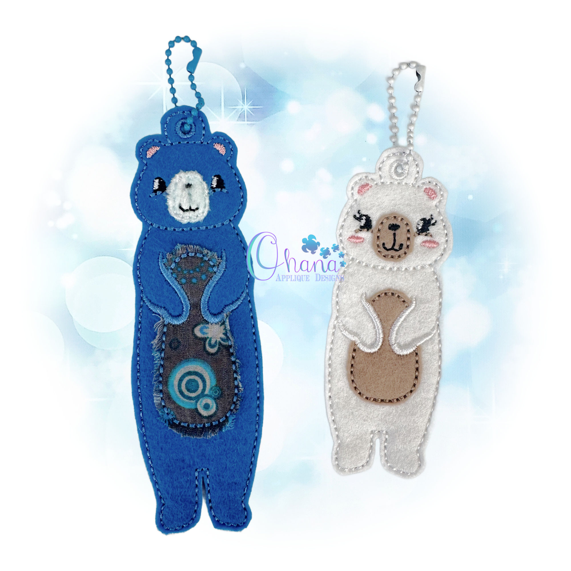 Bonnie Bear Bookmark Embroidery