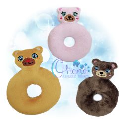 Bear Ring Rattle Embroidery