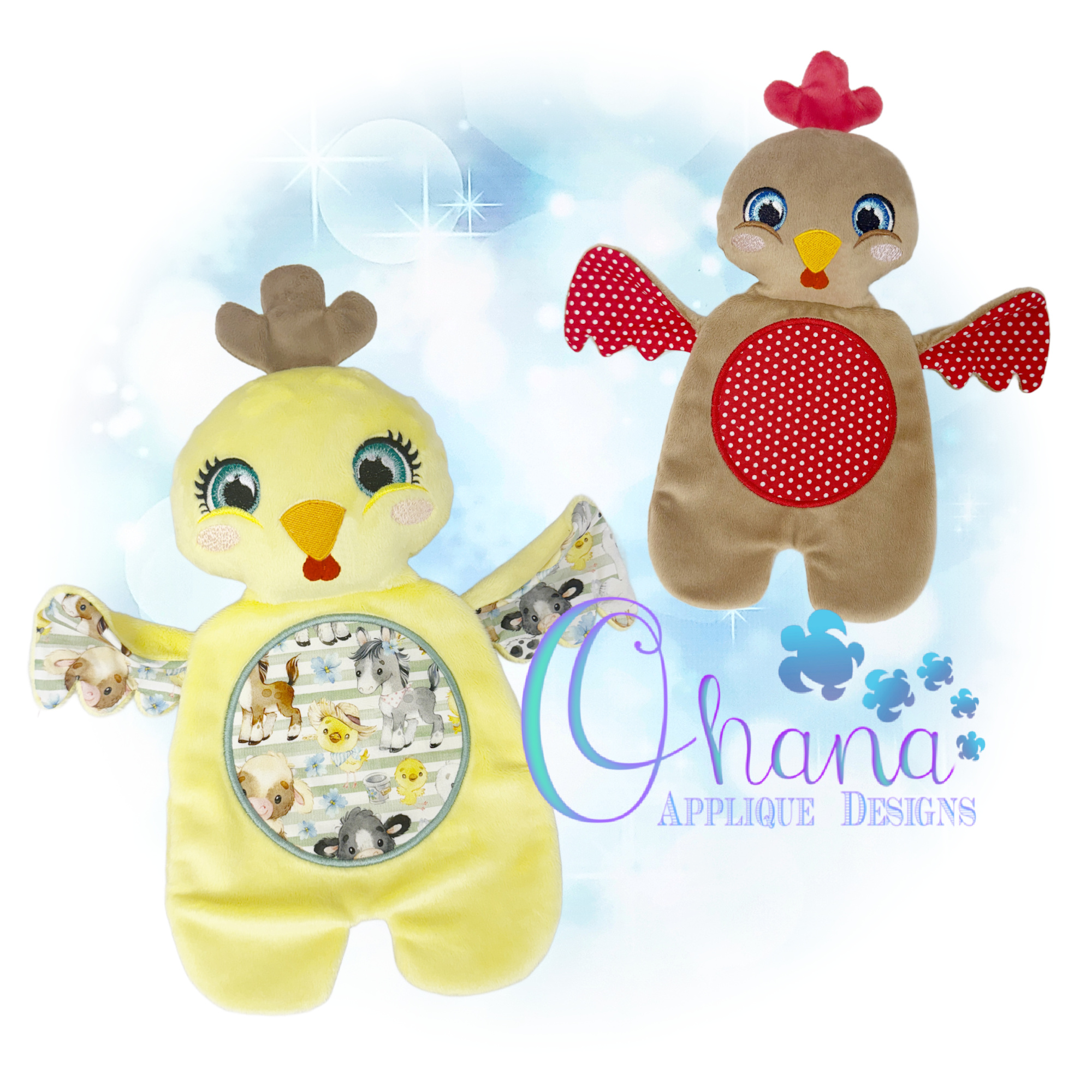 Chicken Flat Body Lovey