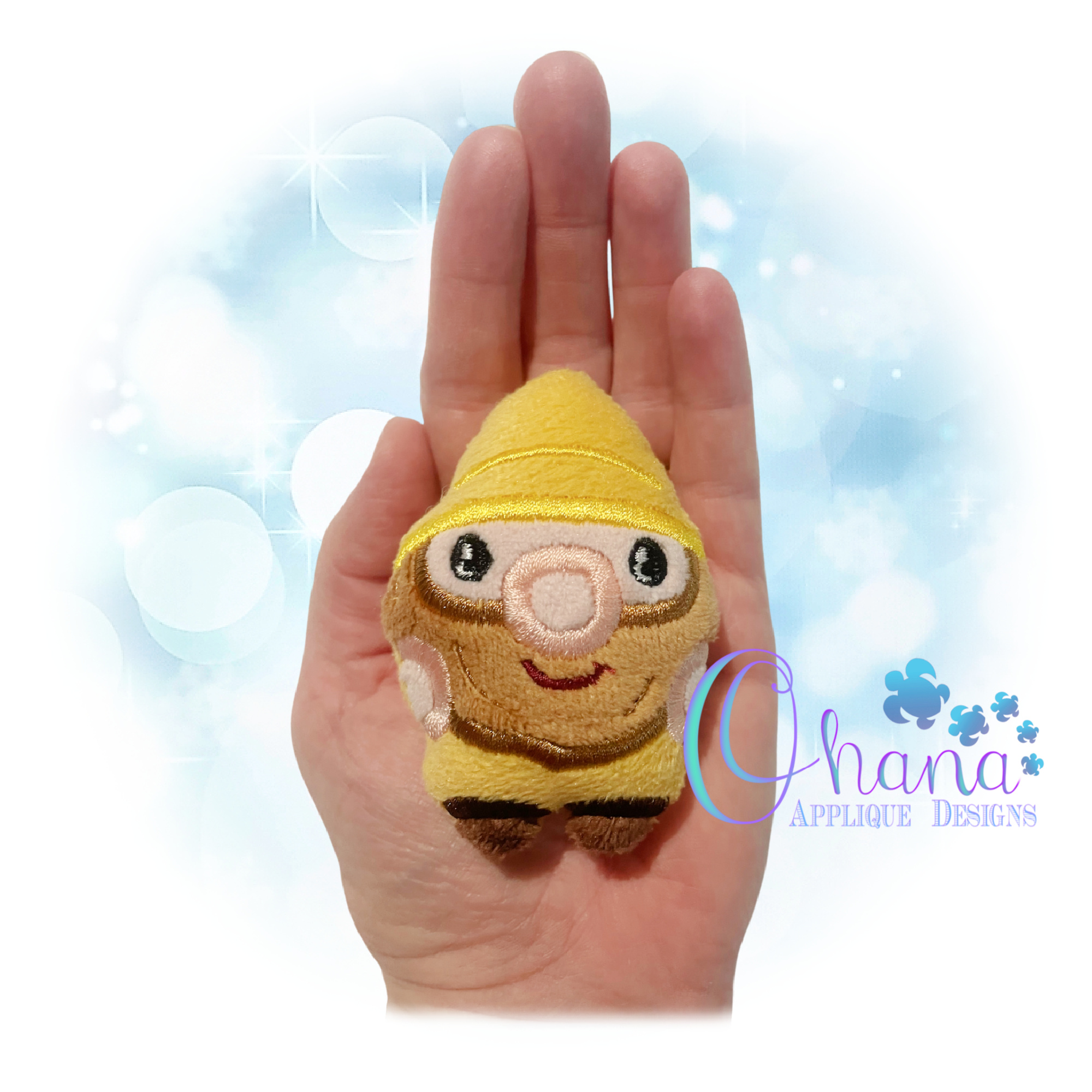 Dewey Dwarf Stuffie Embroidery