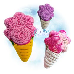 Flower Bouquet Stuffie Embroidery