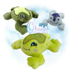 Frankie Frog Stuffie Embroidery