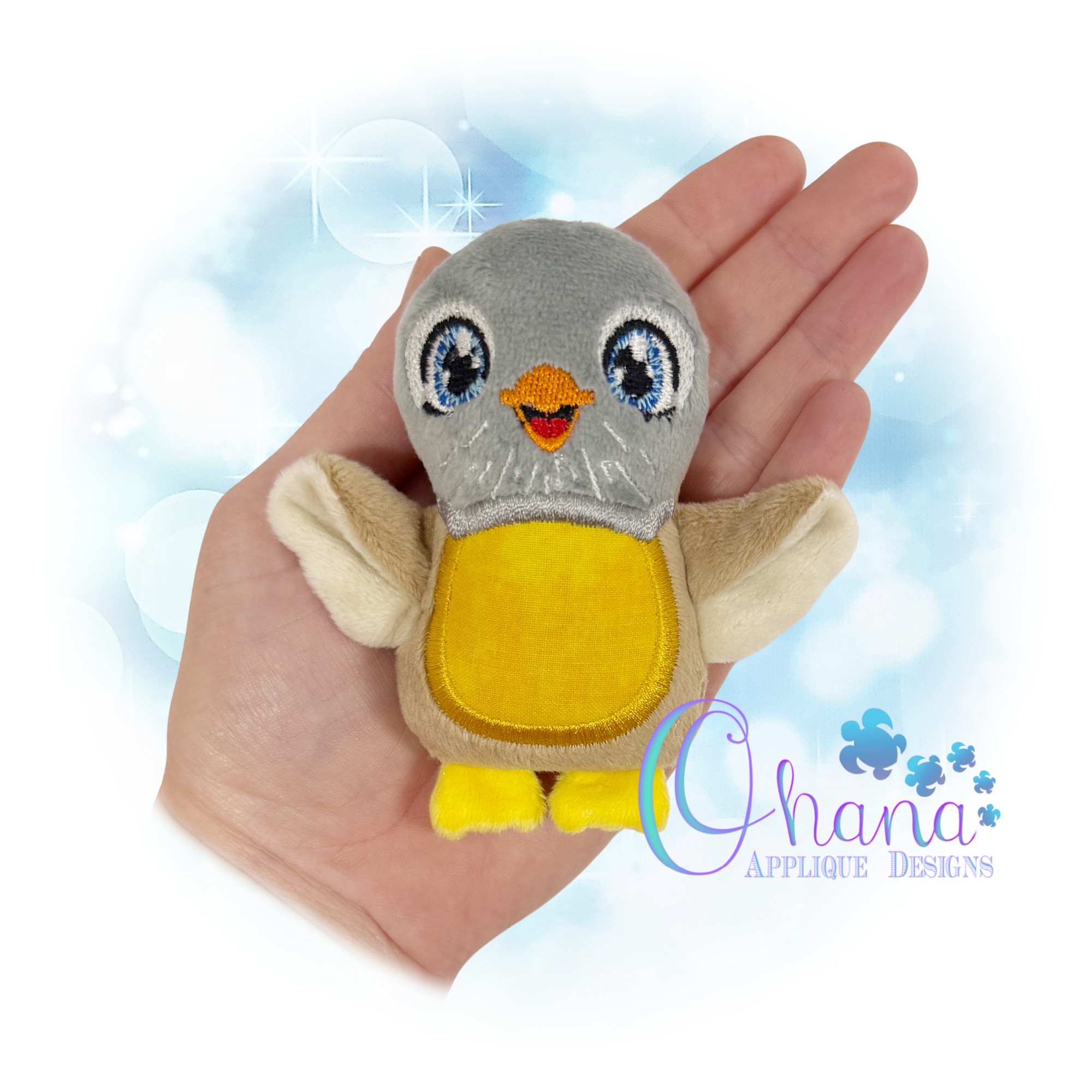 Reba Robin Stuffie Embroidery