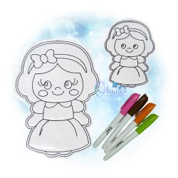 Snow White Flat Coloring