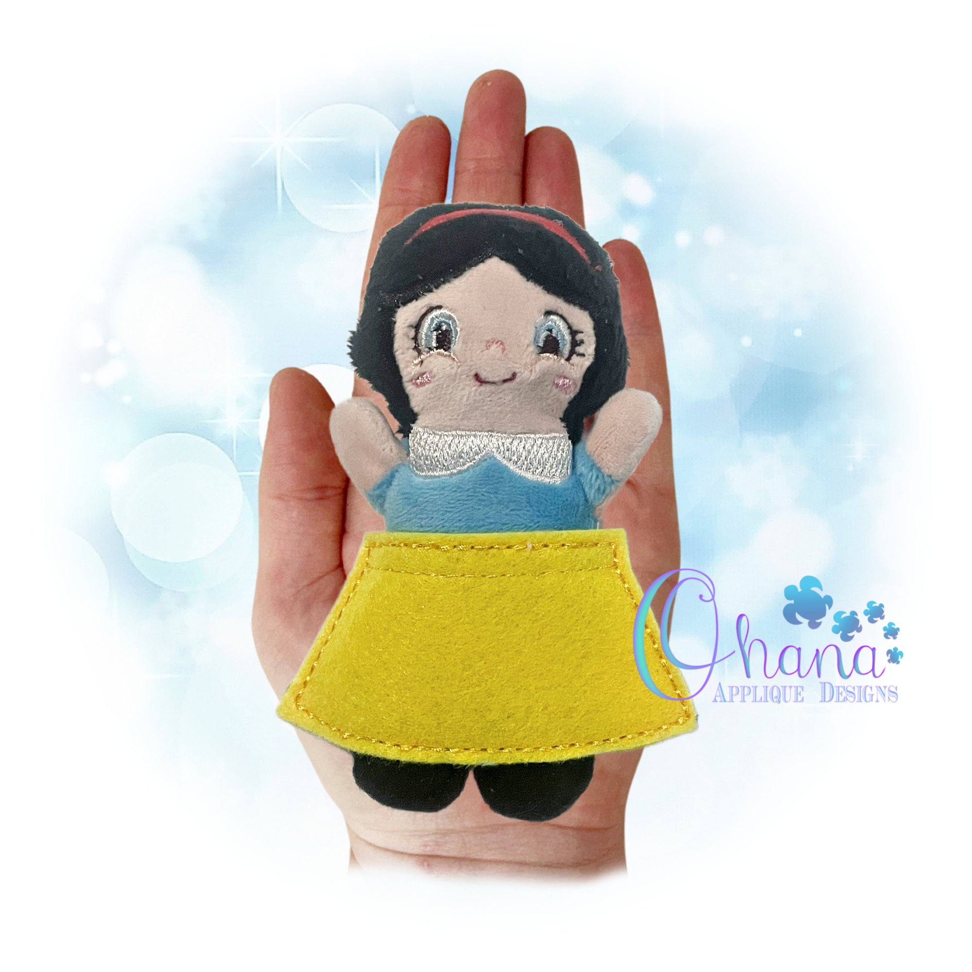 Snow White Stuffie Embroidery