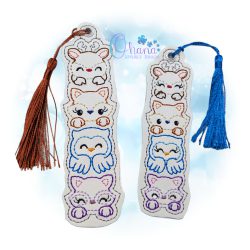 Stacked Forest Bookmark Embroidery