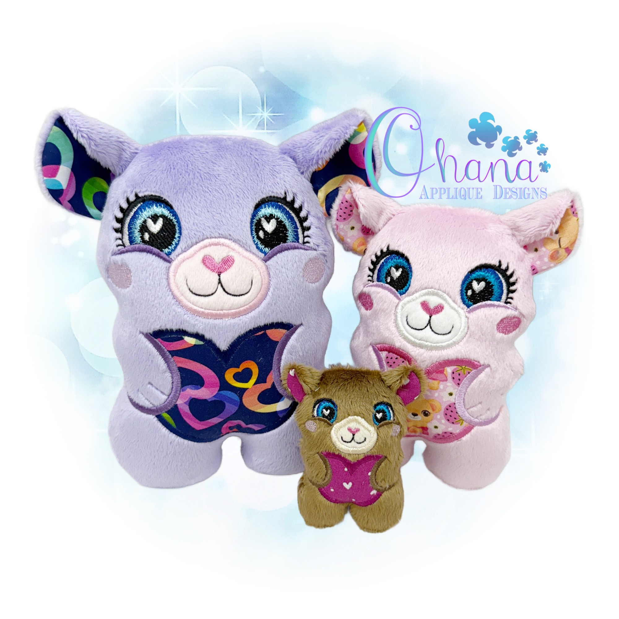 OAD 2601 Valentine Bear Stuffie 2000 LA copy 2 Valentine Bear Stuffie Embroidery