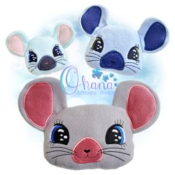 Mouse Head Pillow Stuffie