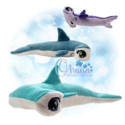 3D Hammerhead Shark Stuffie Embroidery
