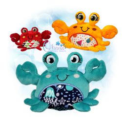 Crab Ball Stuffie Embroidery