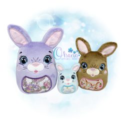 Bunny Egglet Stuffie Embroidery