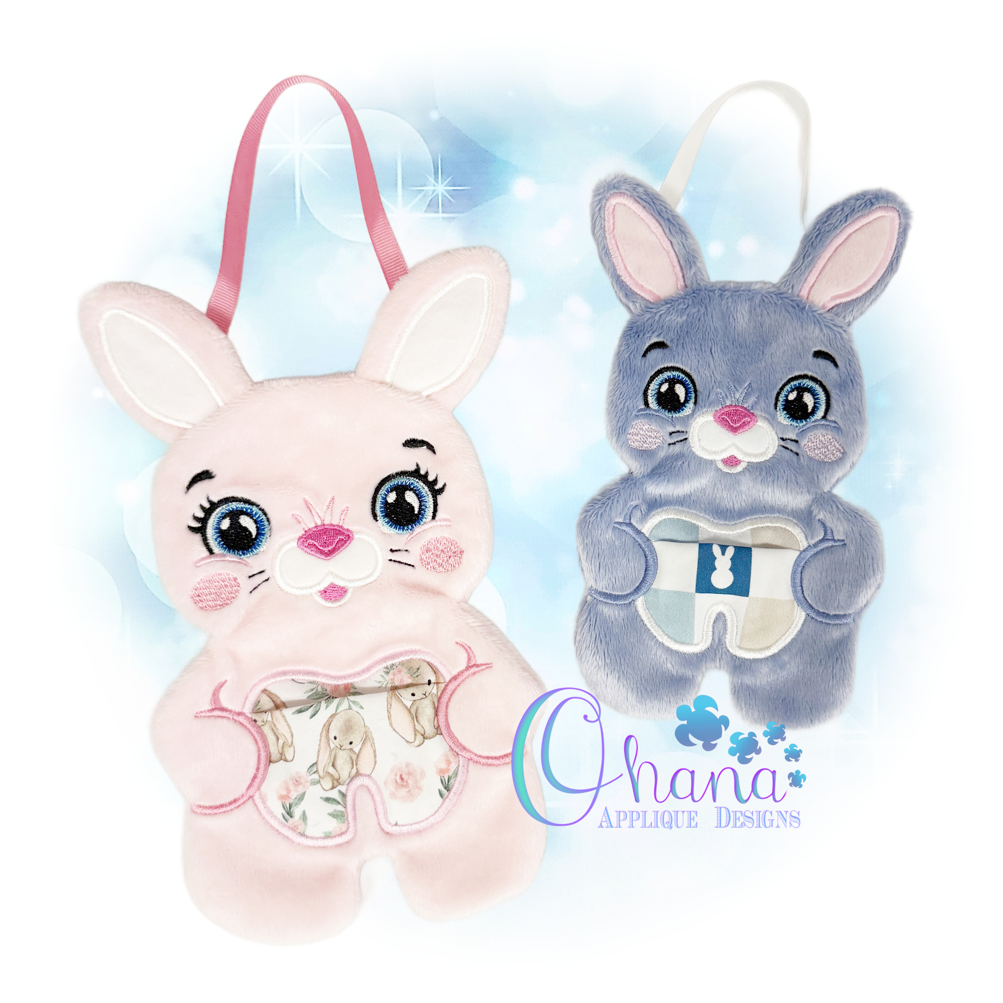 OAD 2602 Bunny TB 2000 LA Bunny Tooth Buddy Embroidery