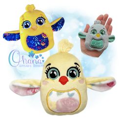 Chick Egglet Stuffie Embroidery