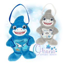 Shark Tooth Buddy Embroidery