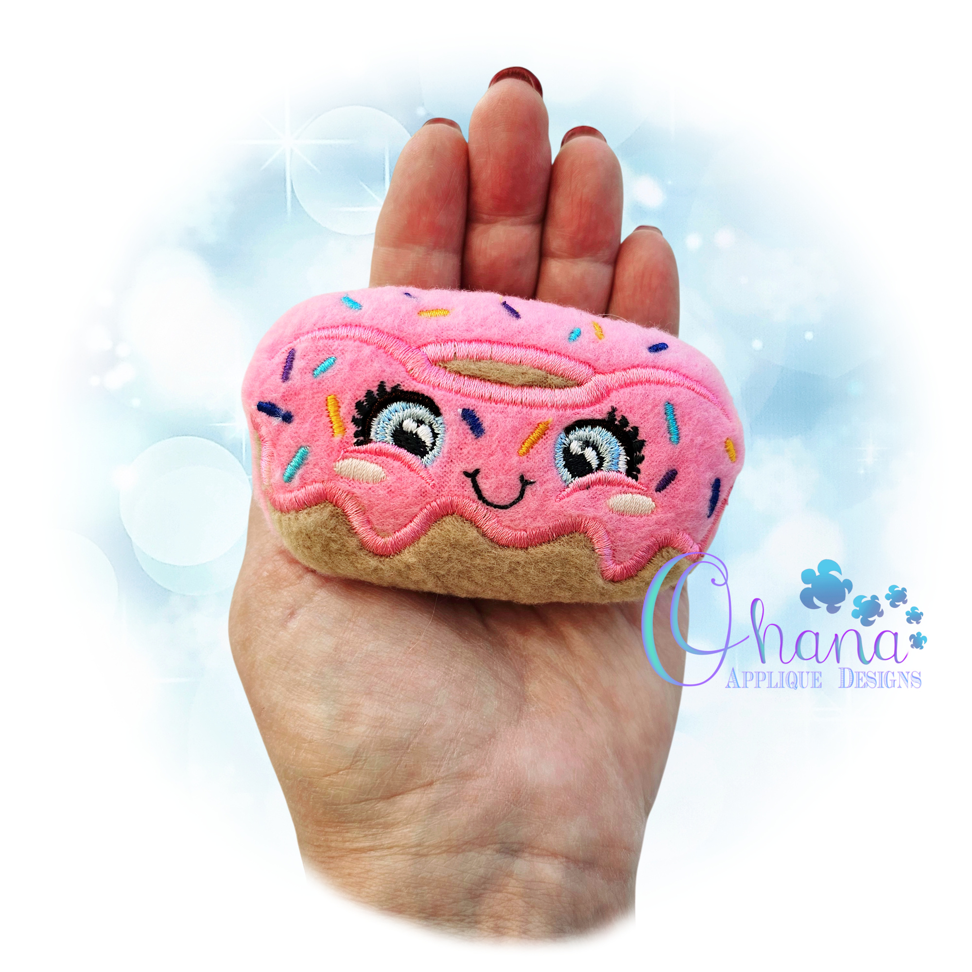 Sweet Donut Stuffie Embroidery