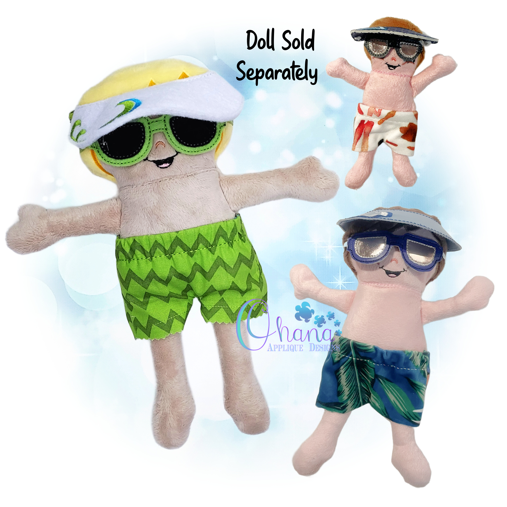 Andy Beach Boy Dress Up Doll Outfit