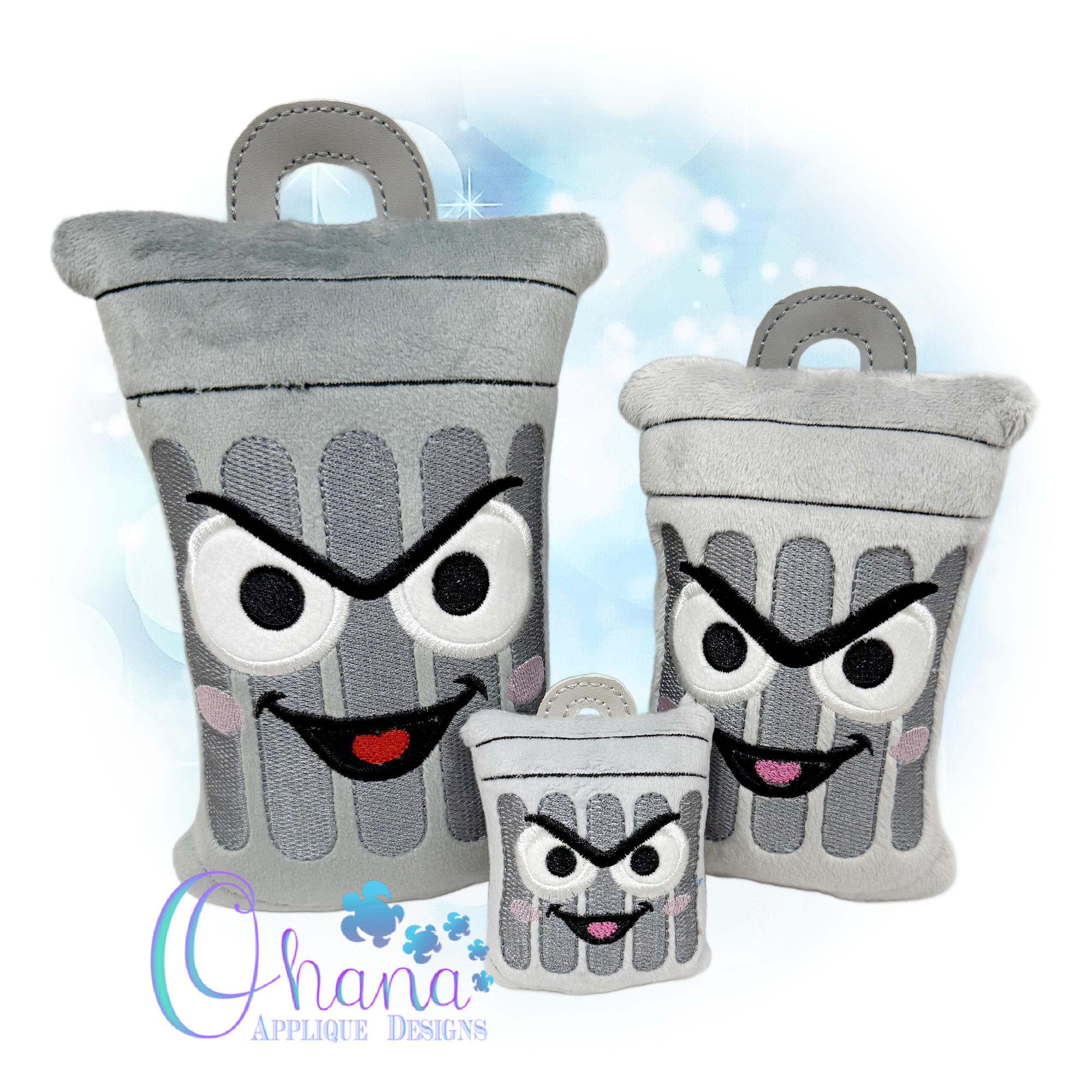 Trash Can Stuffie Embroidery