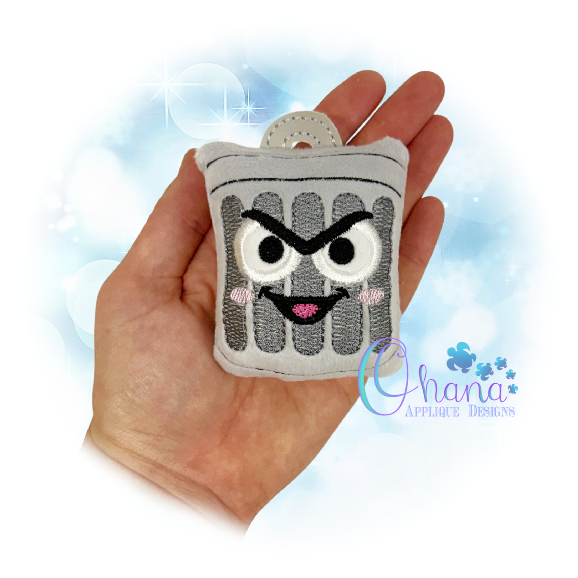 Trash Can Stuffie Embroidery