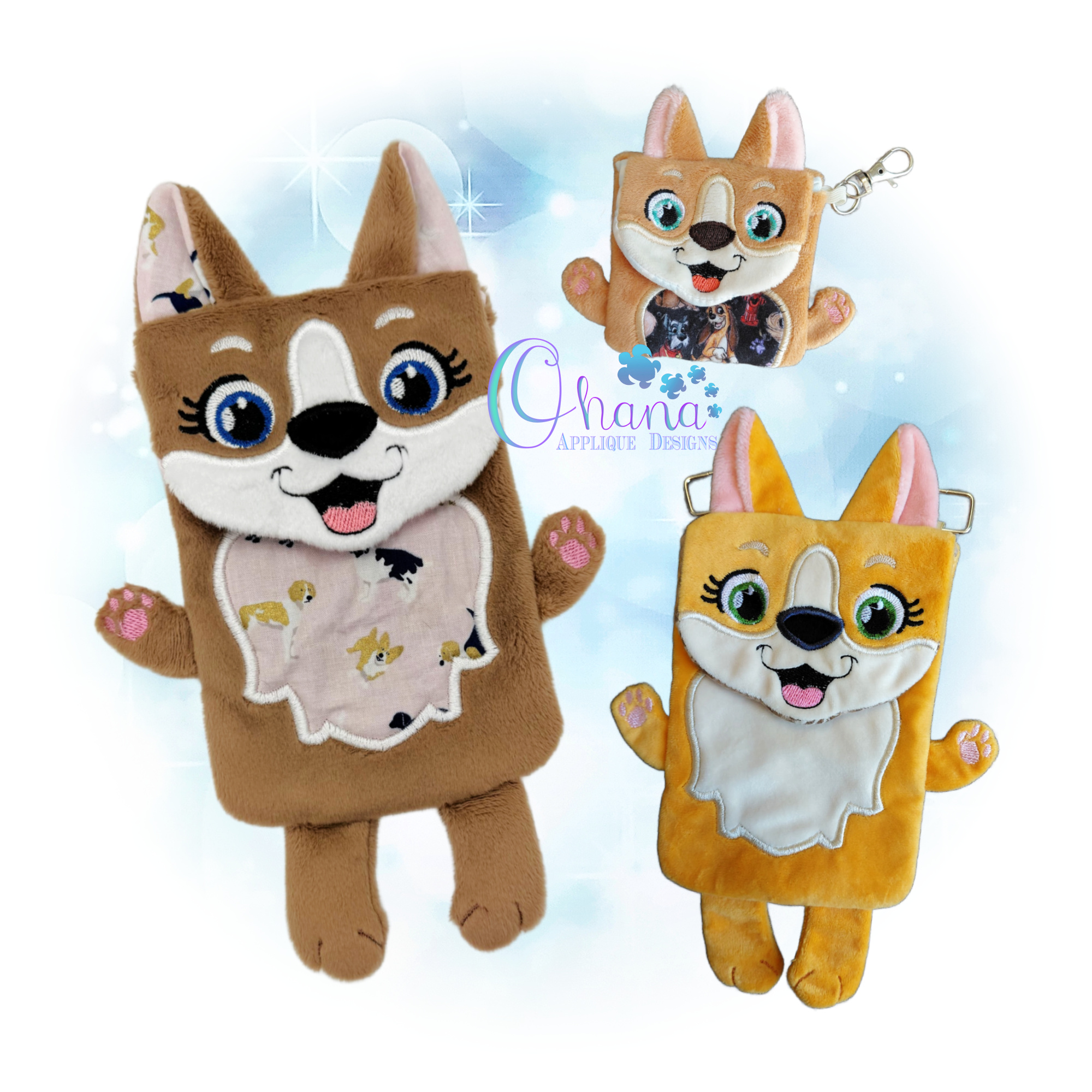 OAD 2602 Corgi FBP 2000 HK RG Corgi Flap Bag Purse