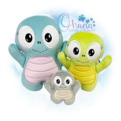 Huggable Turtle Stuffie Embroidery
