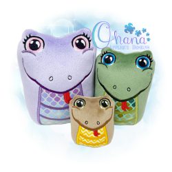 Snake Egglet Stuffie Embroidery