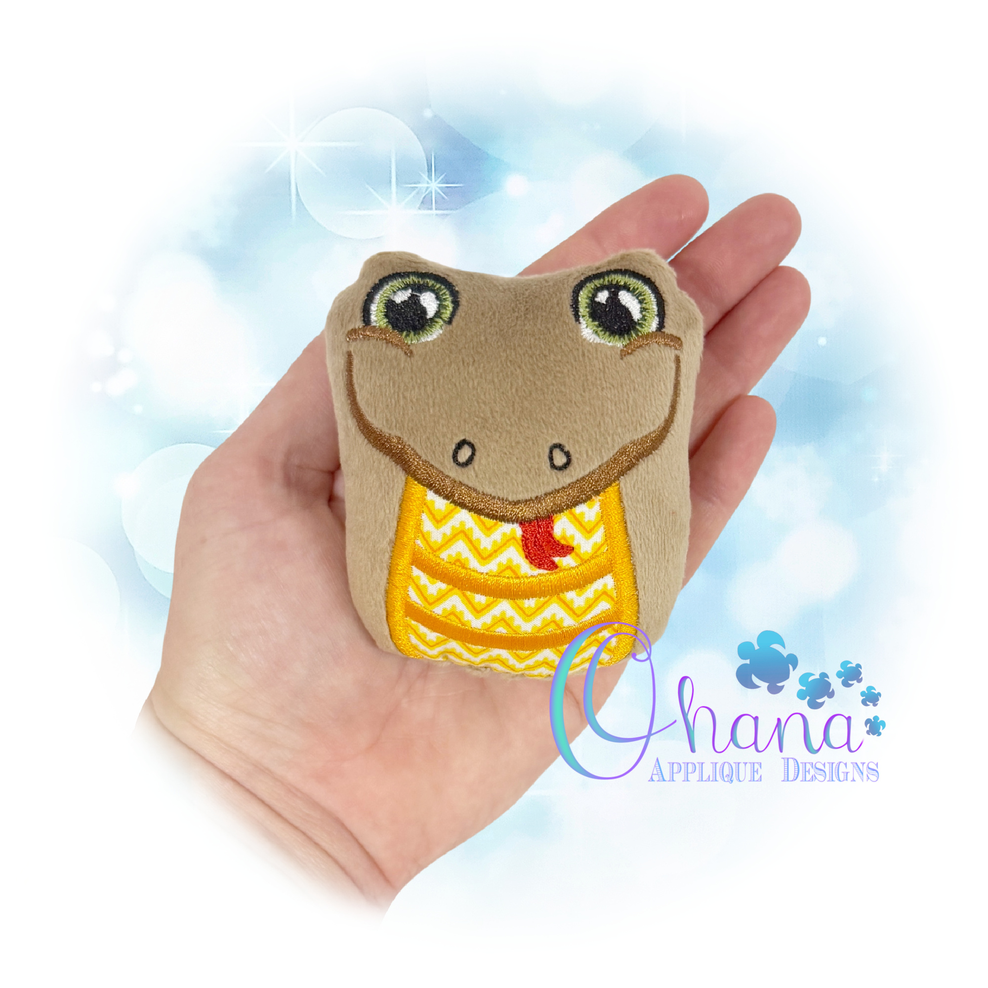 Snake Egglet Stuffie Embroidery