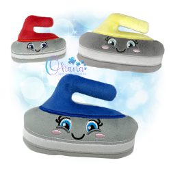 Curling Stone Stuffie Embroidery