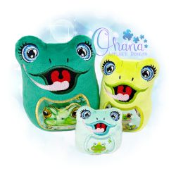 Frog Egglet Stuffie Embroidery