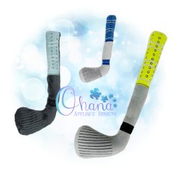 Golf Club Stuffie Embroidery