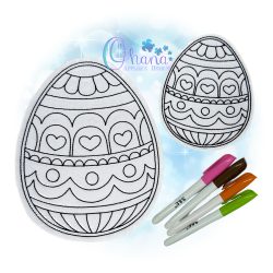Heart Egg Flat Color Doll