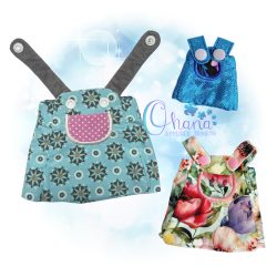 Lamb Dress Up Doll Overall Dress Outfit