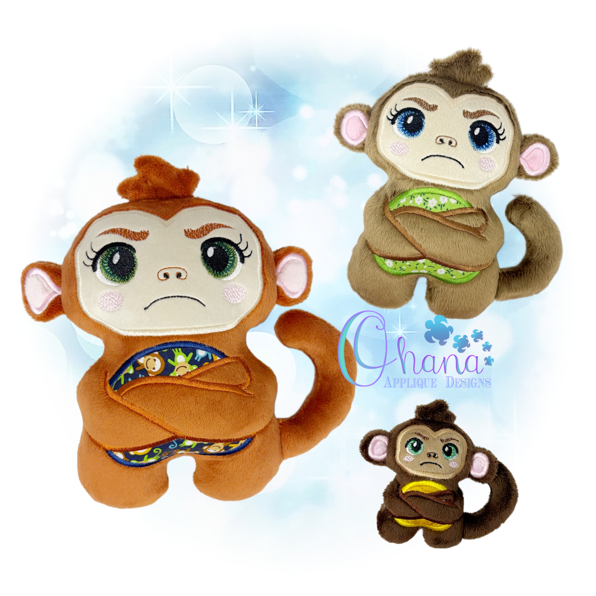 Monkey Bad Mood Brigade Stuffie