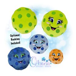 Pickle Ball Stuffie Embroidery