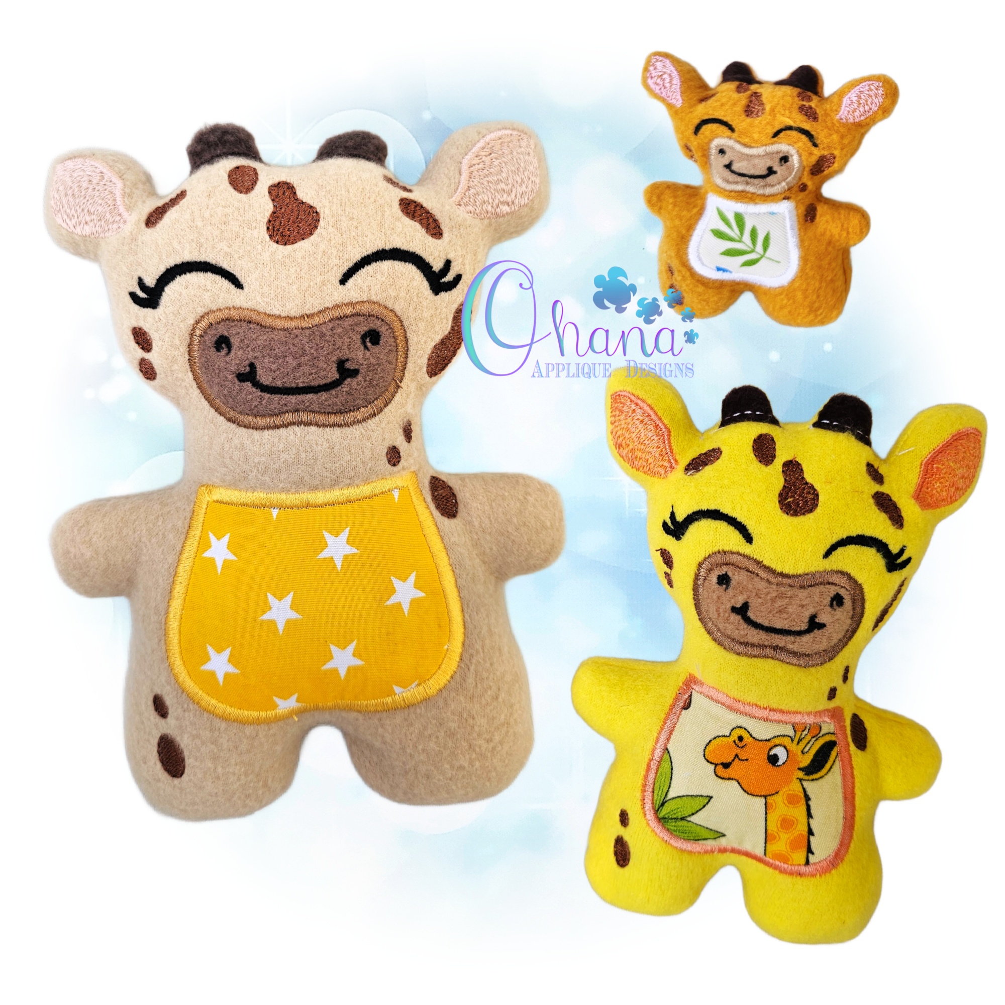 Simply Sweet Giraffe Stuffie Embroidery