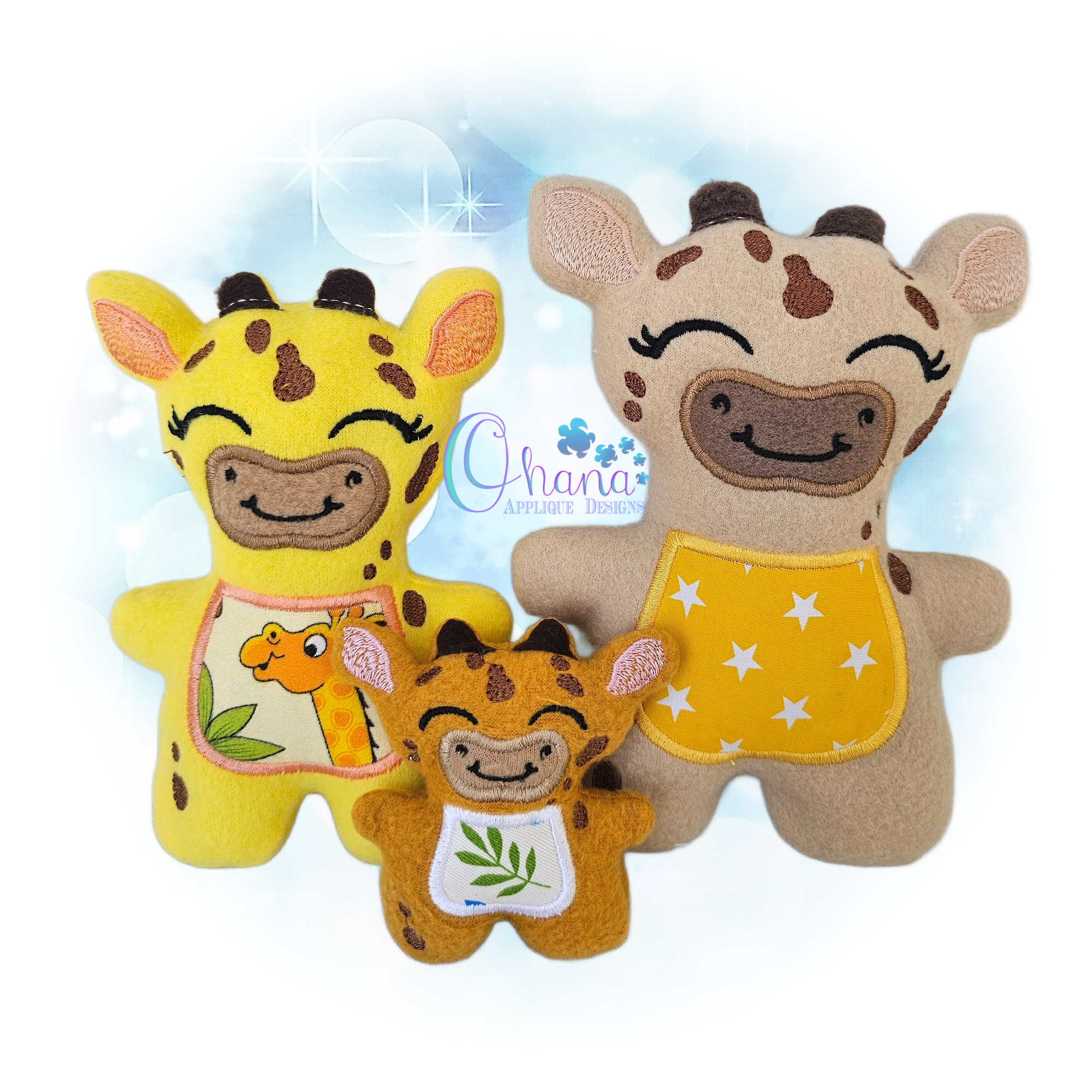 Simply Sweet Giraffe Stuffie Embroidery
