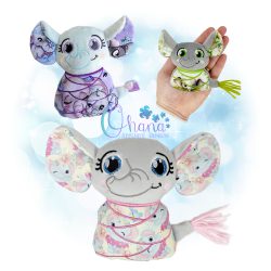 Swaddle Baby Elephant Stuffie