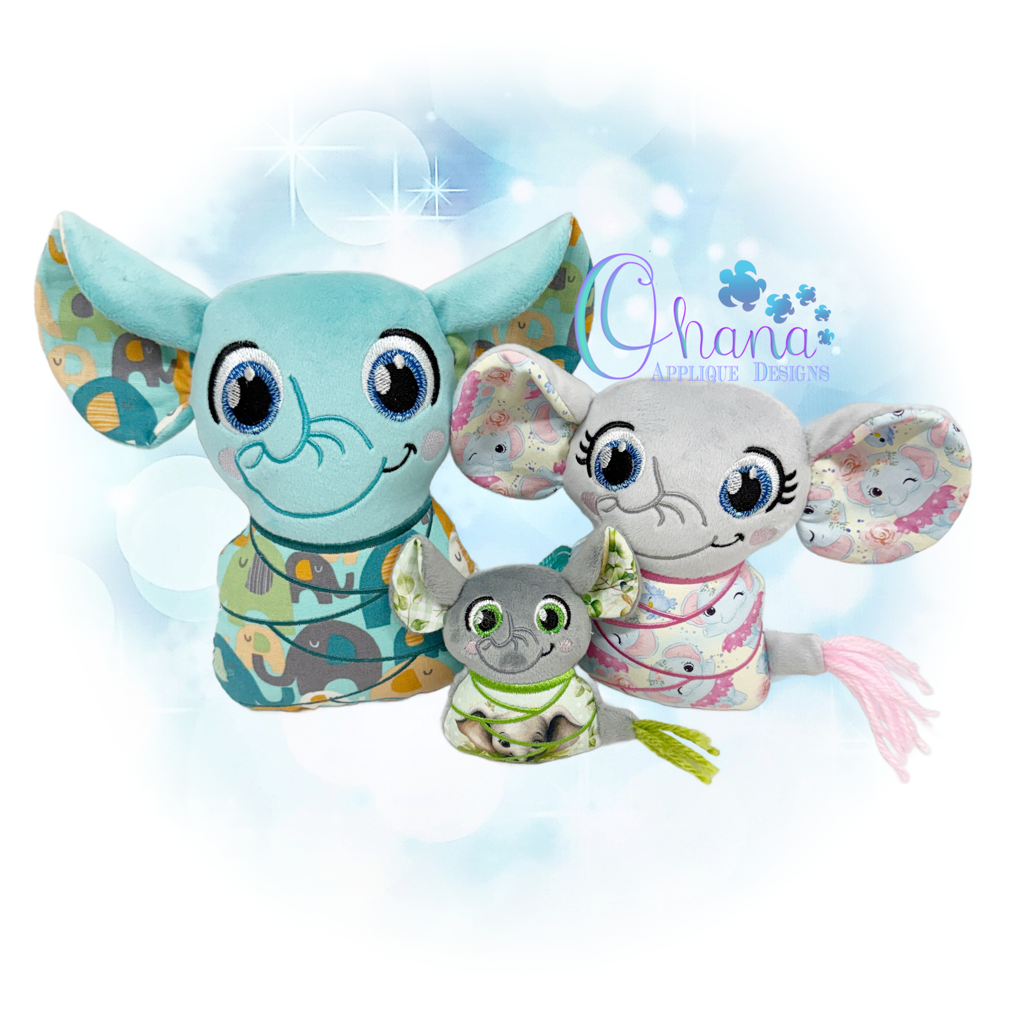 Swaddle Baby Elephant Stuffie