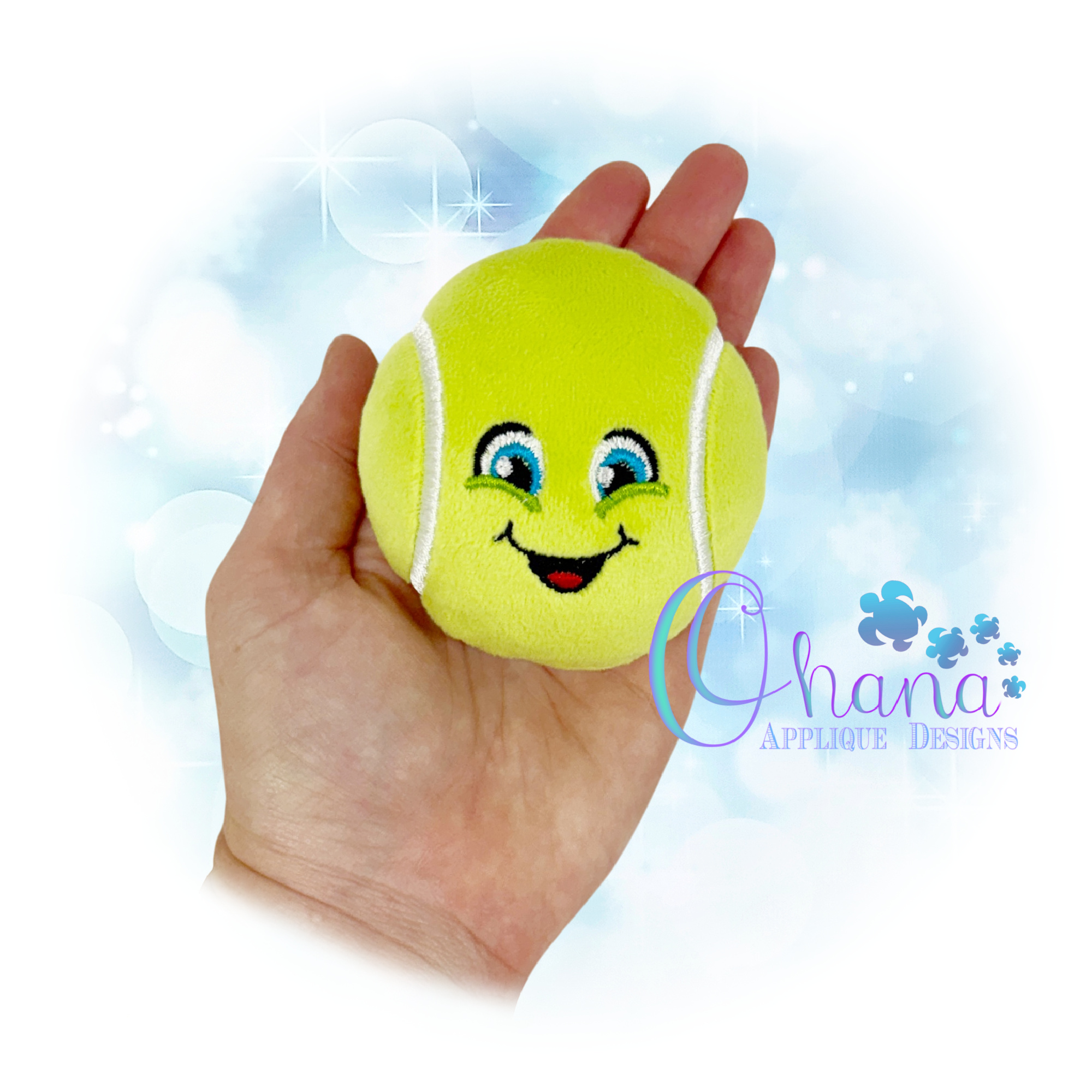 Tennis Ball Stuffie Embroidery