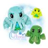 OAD 2604 Chtulhu Criptid Stuffie 2000 LA MH Cthulhu Cryptid Stuffie Embroidery