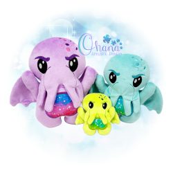 Cthulhu Cryptid Stuffie Embroidery