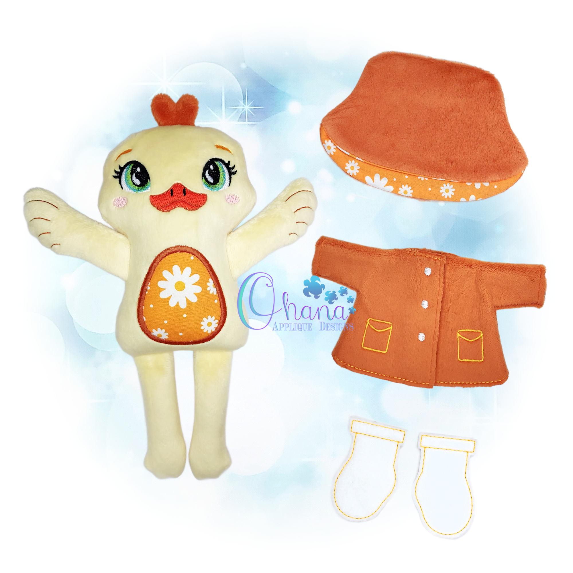 Doll and Rain Outfit Bundle