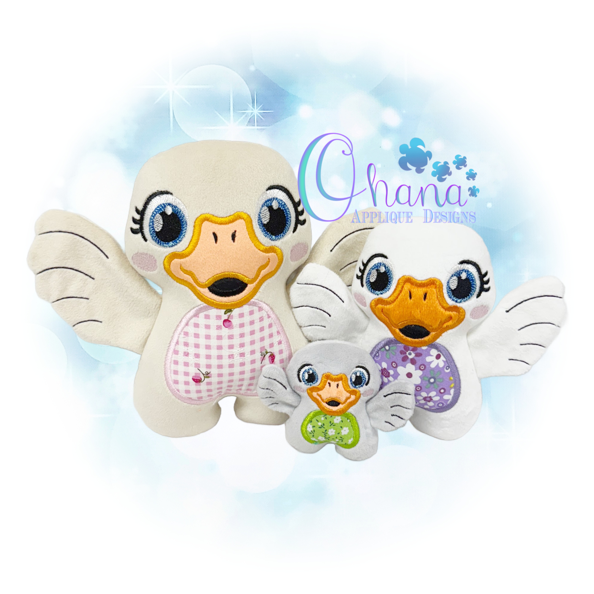 OAD 2604 Huggable Goose Stuffie 2000 LA copy Huggable Goose Stuffie Embroidery