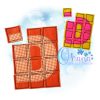 OAD 2604 Letter D Puzzle 2000 RK Letter D Puzzle Embroidery Design