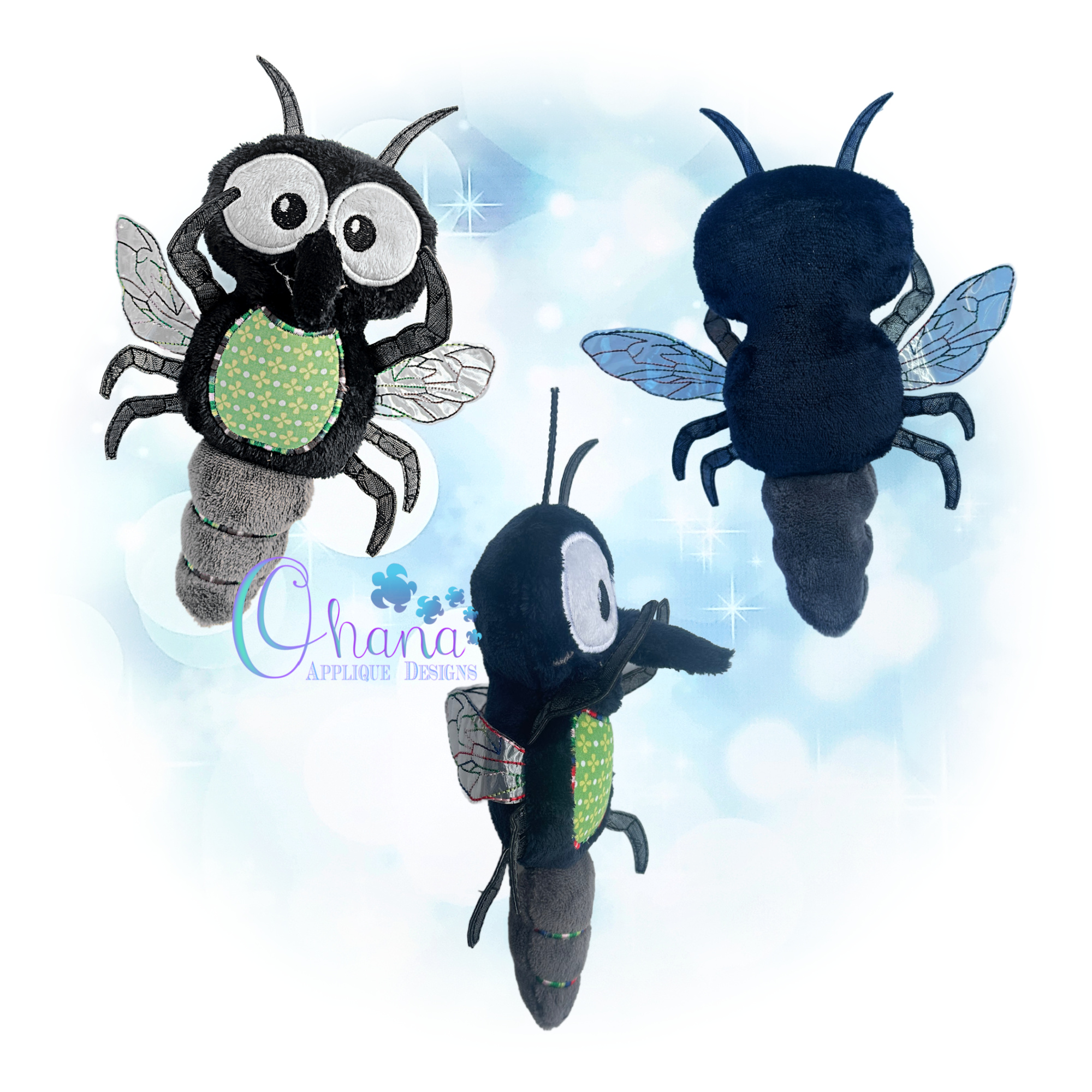 Mosquito Stuffie Embroidery Design