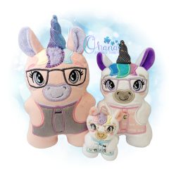 Unicorn Book Buddy Stuffie